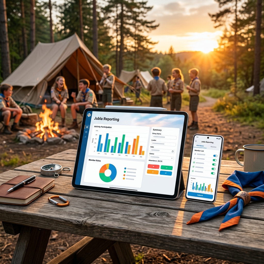 Jubla Reporting App Vorschau